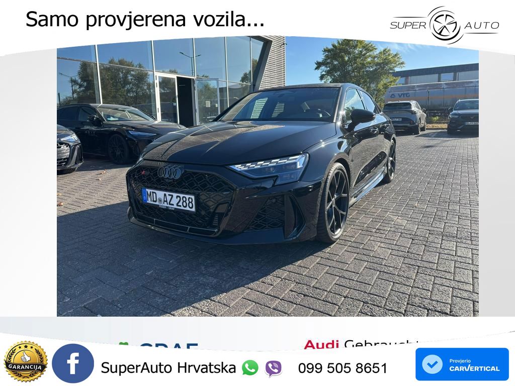 Audi RS3 Sedan 2.5 TFSI (400 KS) quattro S tronic LED+GR SJED+ACC