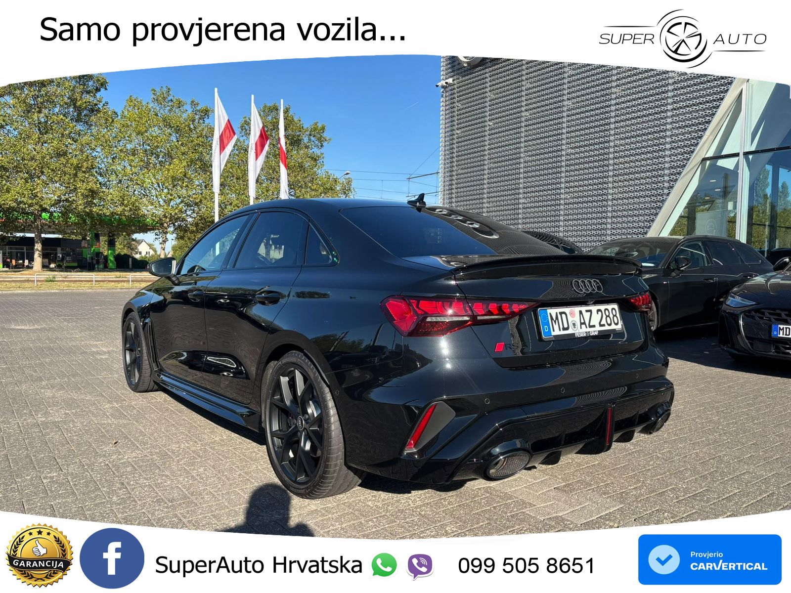 Audi RS3 Sedan 2.5 TFSI (400 KS) quattro S tronic LED+GR SJED+ACC