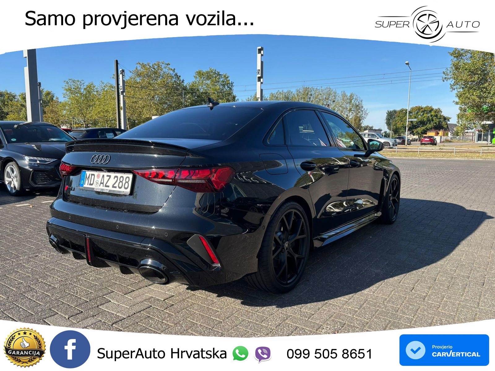 Audi RS3 Sedan 2.5 TFSI (400 KS) quattro S tronic LED+GR SJED+ACC