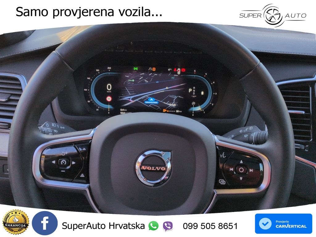 Volvo XC90 2.0 B5 Diesel AWD Automatic ACC+HEAD+4xGR SJED+360+PANO