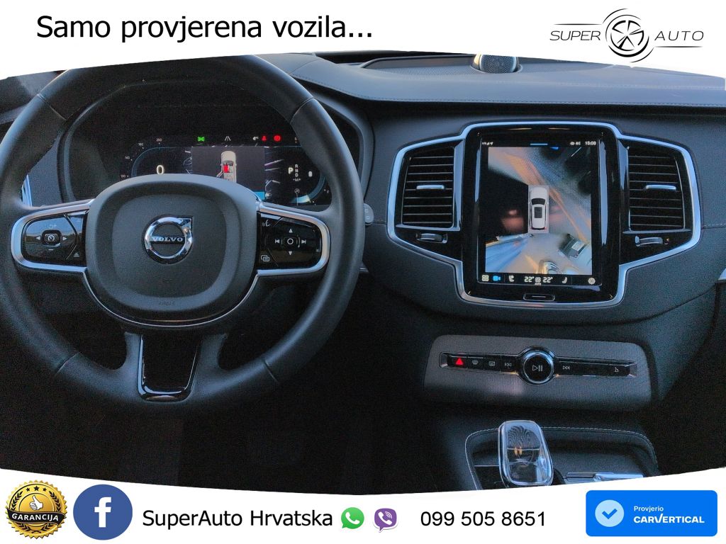 Volvo XC90 2.0 B5 Diesel AWD Automatic ACC+HEAD+4xGR SJED+360+PANO