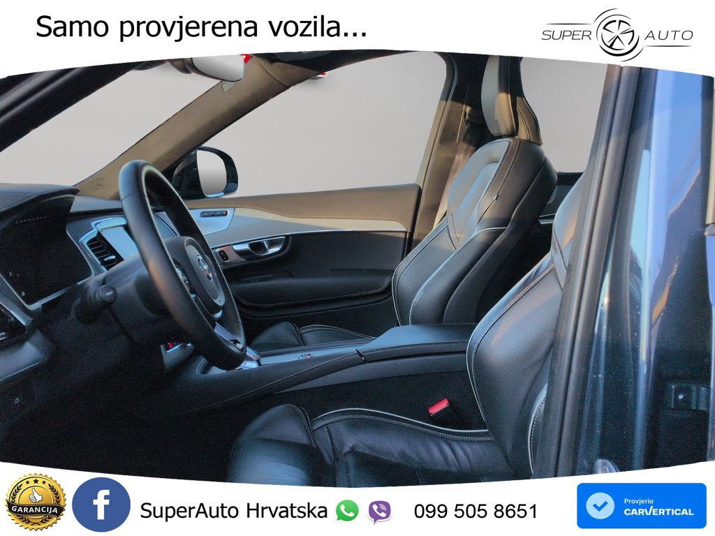 Volvo XC90 2.0 B5 Diesel AWD Automatic ACC+HEAD+4xGR SJED+360+PANO