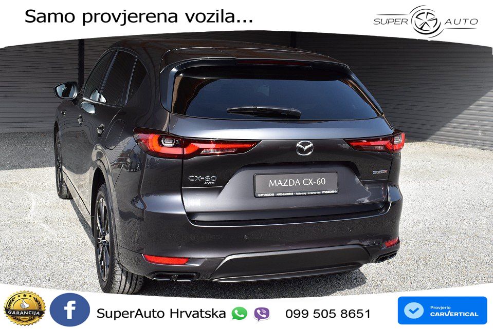 Mazda CX-60 3.3 e-Skyactiv D (254 KS) AWD Automatic MATRIX+GR SJED+KAM