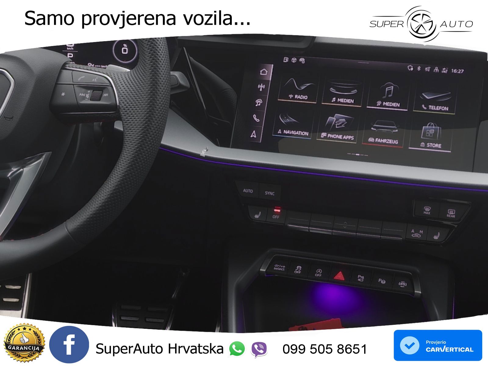 Audi S3 2.0 TFSI (333 KS) quattro S tronic LED+GR SJED+ACC