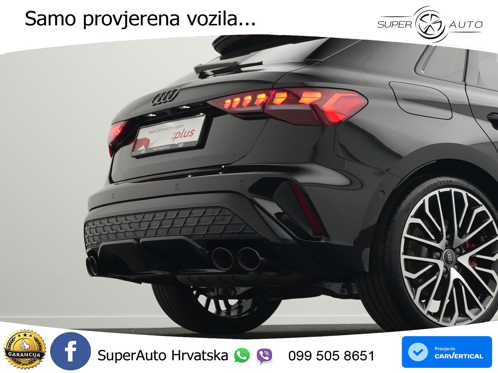 Audi S3 2.0 TFSI (333 KS) quattro S tronic LED+GR SJED+ACC