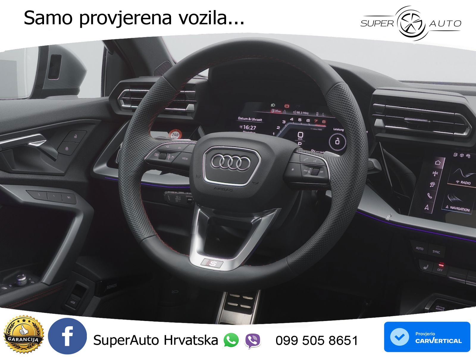 Audi S3 2.0 TFSI (333 KS) quattro S tronic LED+GR SJED+ACC