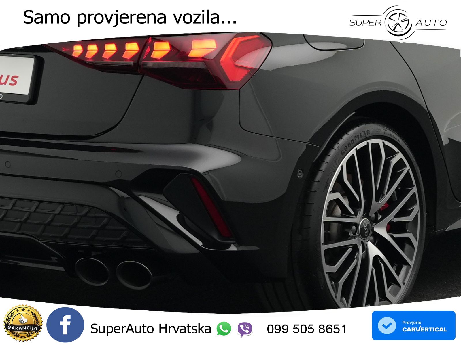 Audi S3 2.0 TFSI (333 KS) quattro S tronic LED+GR SJED+ACC