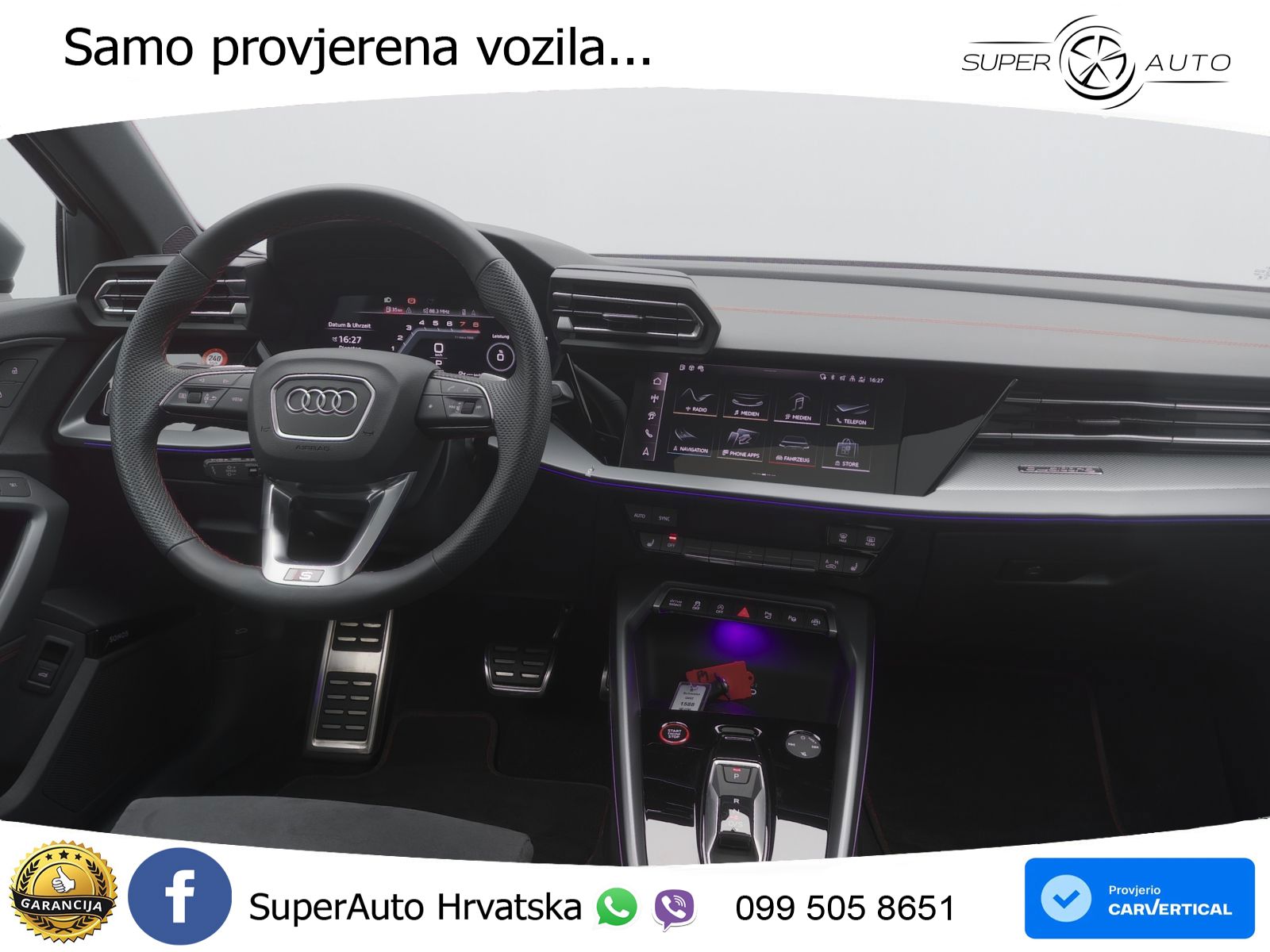 Audi S3 2.0 TFSI (333 KS) quattro S tronic LED+GR SJED+ACC