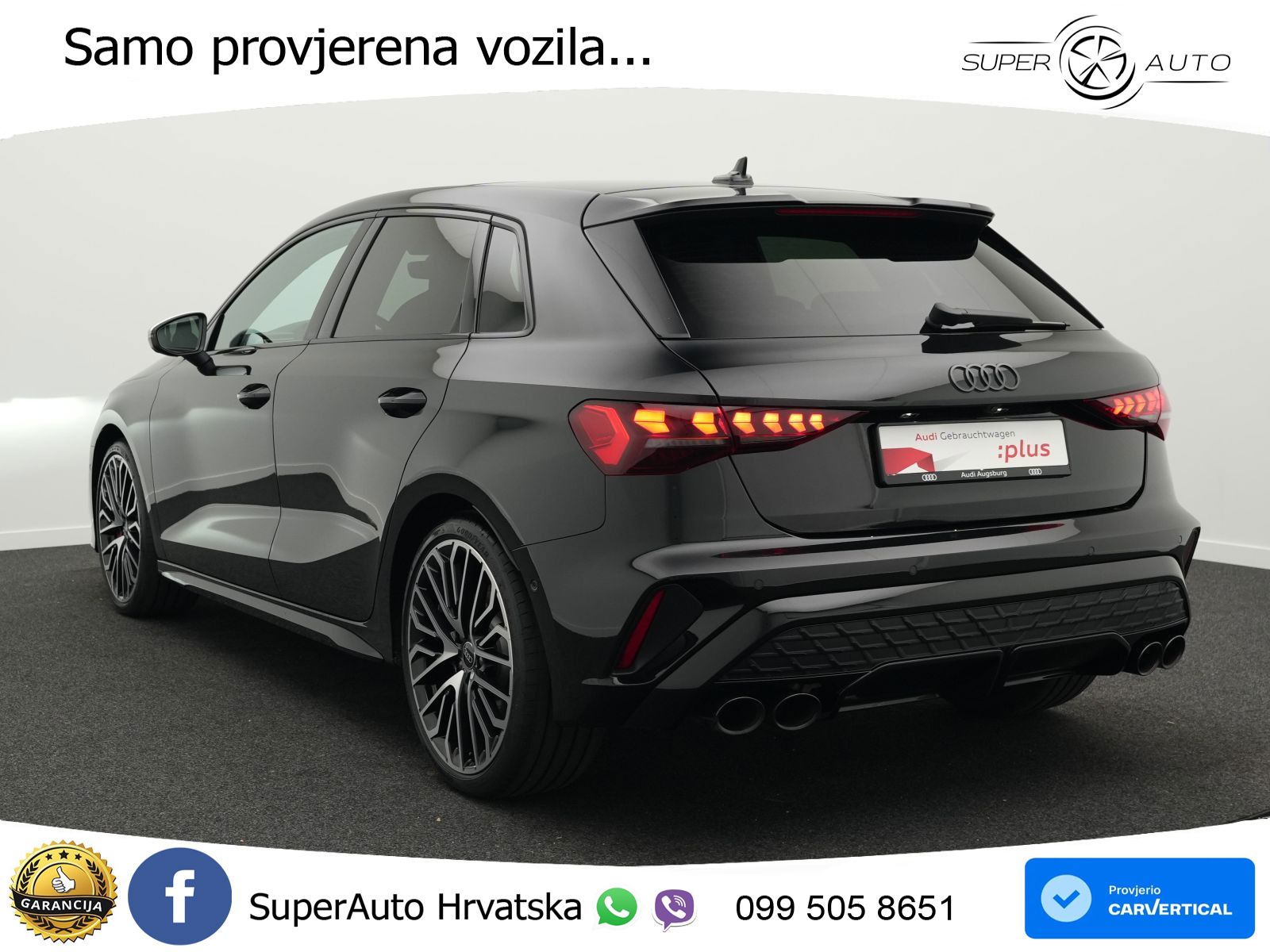 Audi S3 2.0 TFSI (333 KS) quattro S tronic LED+GR SJED+ACC