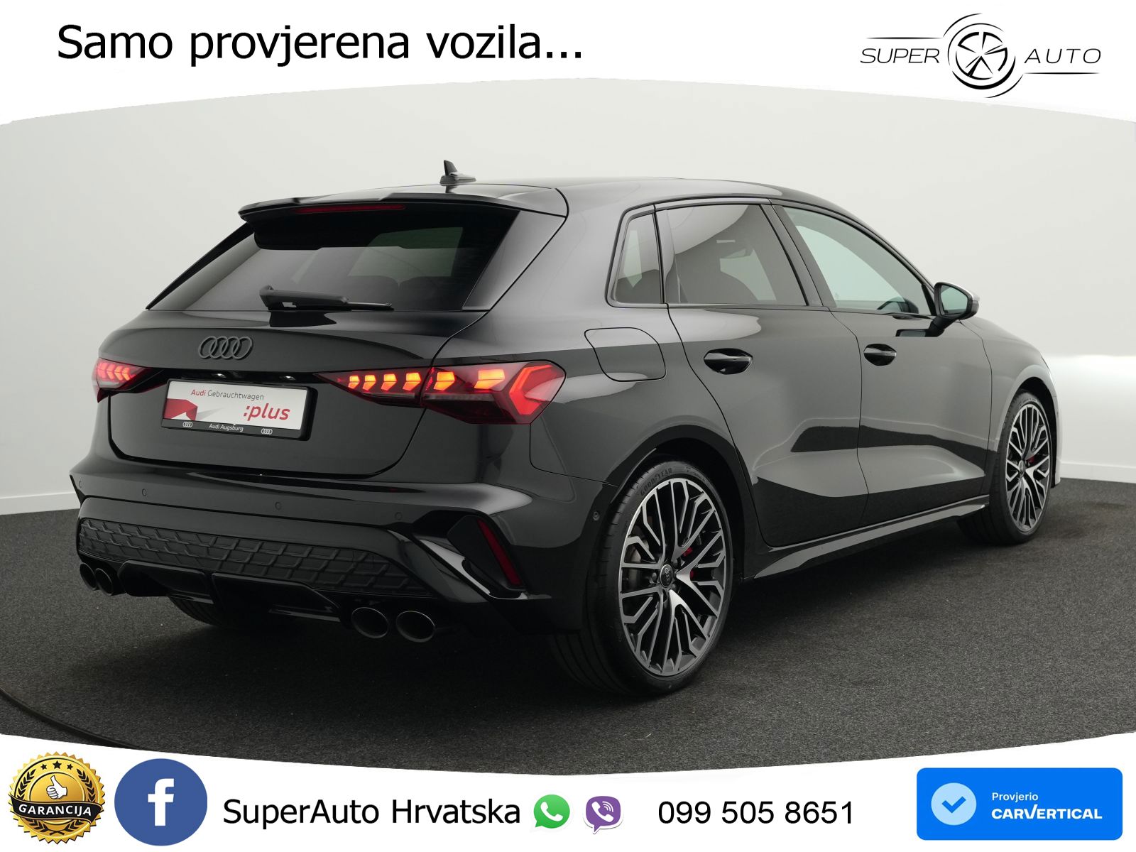 Audi S3 2.0 TFSI (333 KS) quattro S tronic LED+GR SJED+ACC