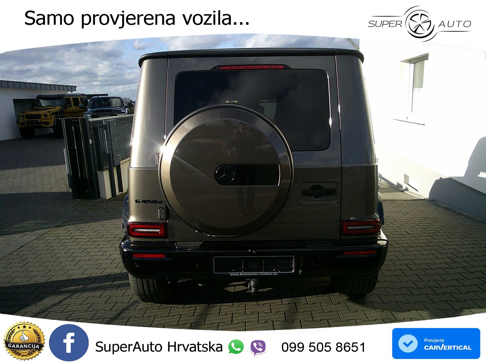 Mercedes G 450d Long (367 KS) 4MATIC 9G-TRONIC AMG LED+GR SJED+ACC