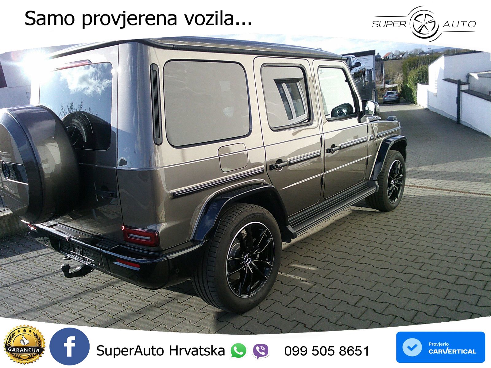 Mercedes G 450d Long (367 KS) 4MATIC 9G-TRONIC AMG LED+GR SJED+ACC