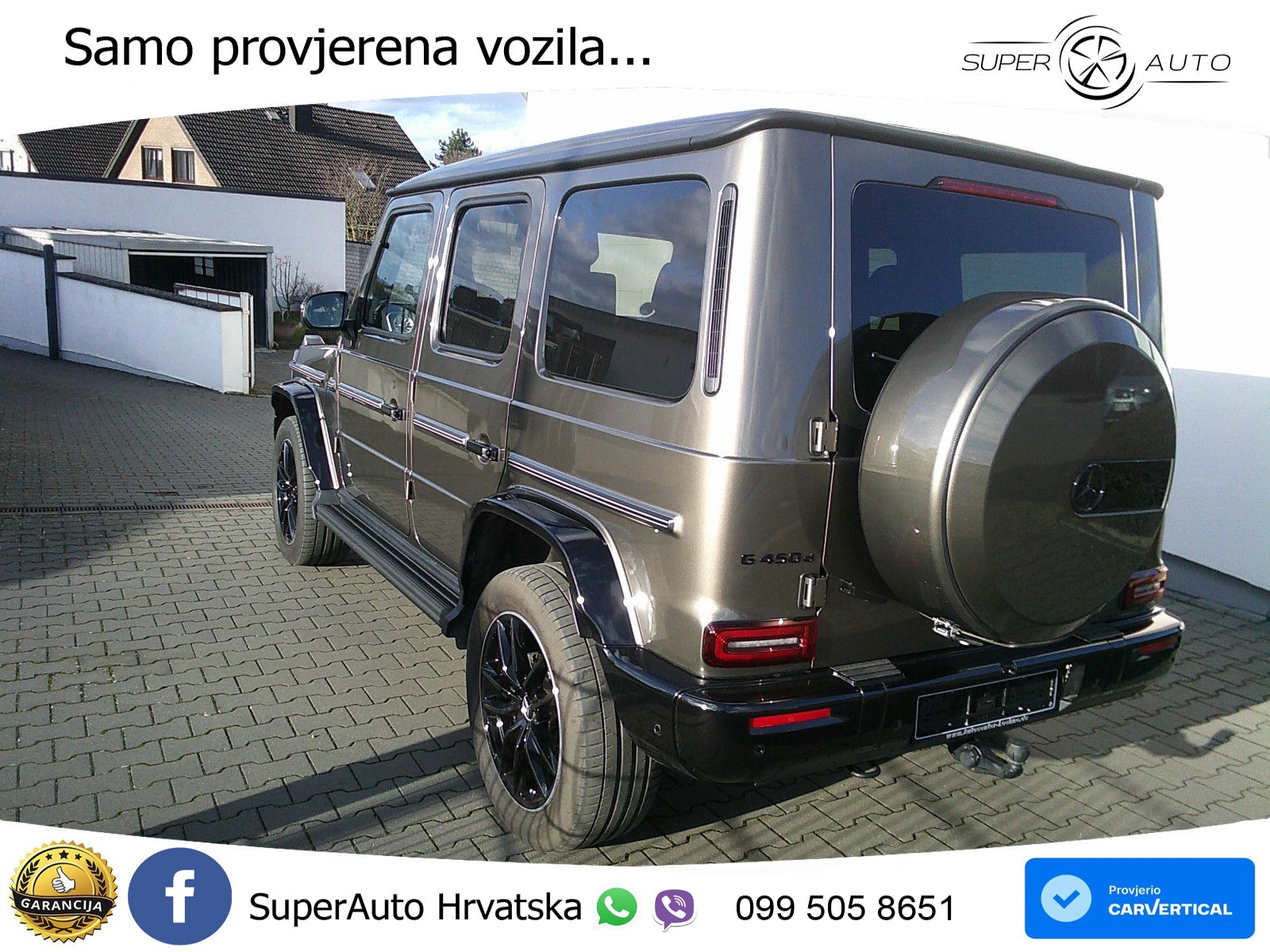 Mercedes G 450d Long (367 KS) 4MATIC 9G-TRONIC AMG LED+GR SJED+ACC