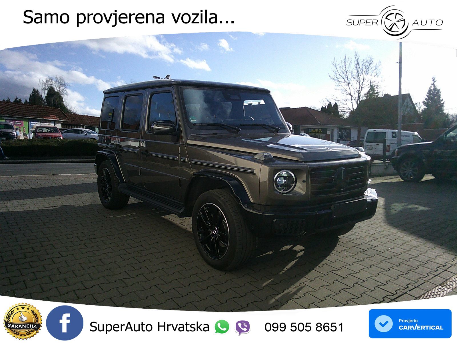 Mercedes G 450d Long (367 KS) 4MATIC 9G-TRONIC AMG LED+GR SJED+ACC