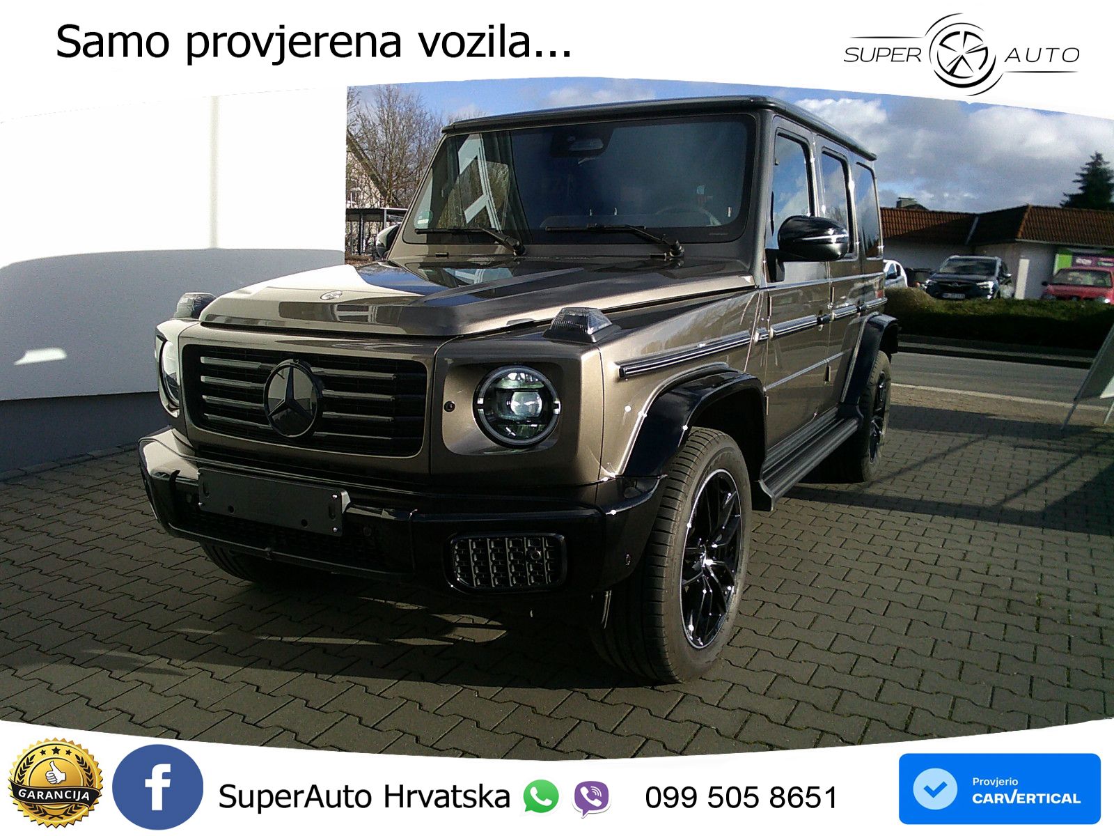 Mercedes G 450d Long (367 KS) 4MATIC 9G-TRONIC AMG LED+GR SJED+ACC