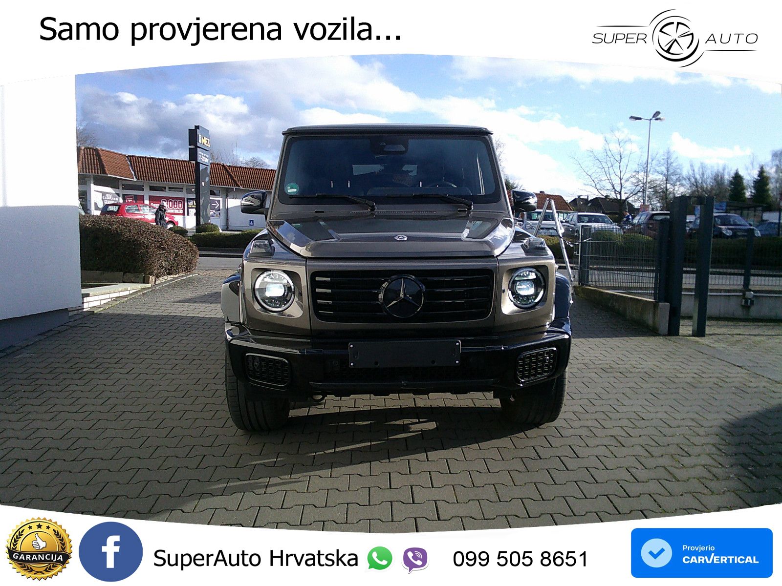 Mercedes G 450d Long (367 KS) 4MATIC 9G-TRONIC AMG LED+GR SJED+ACC