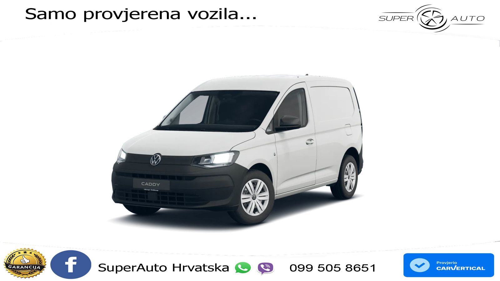 Volkswagen Caddy Cargo 2.0 TDI Neues Modell AHK GJR RFK 102 KS