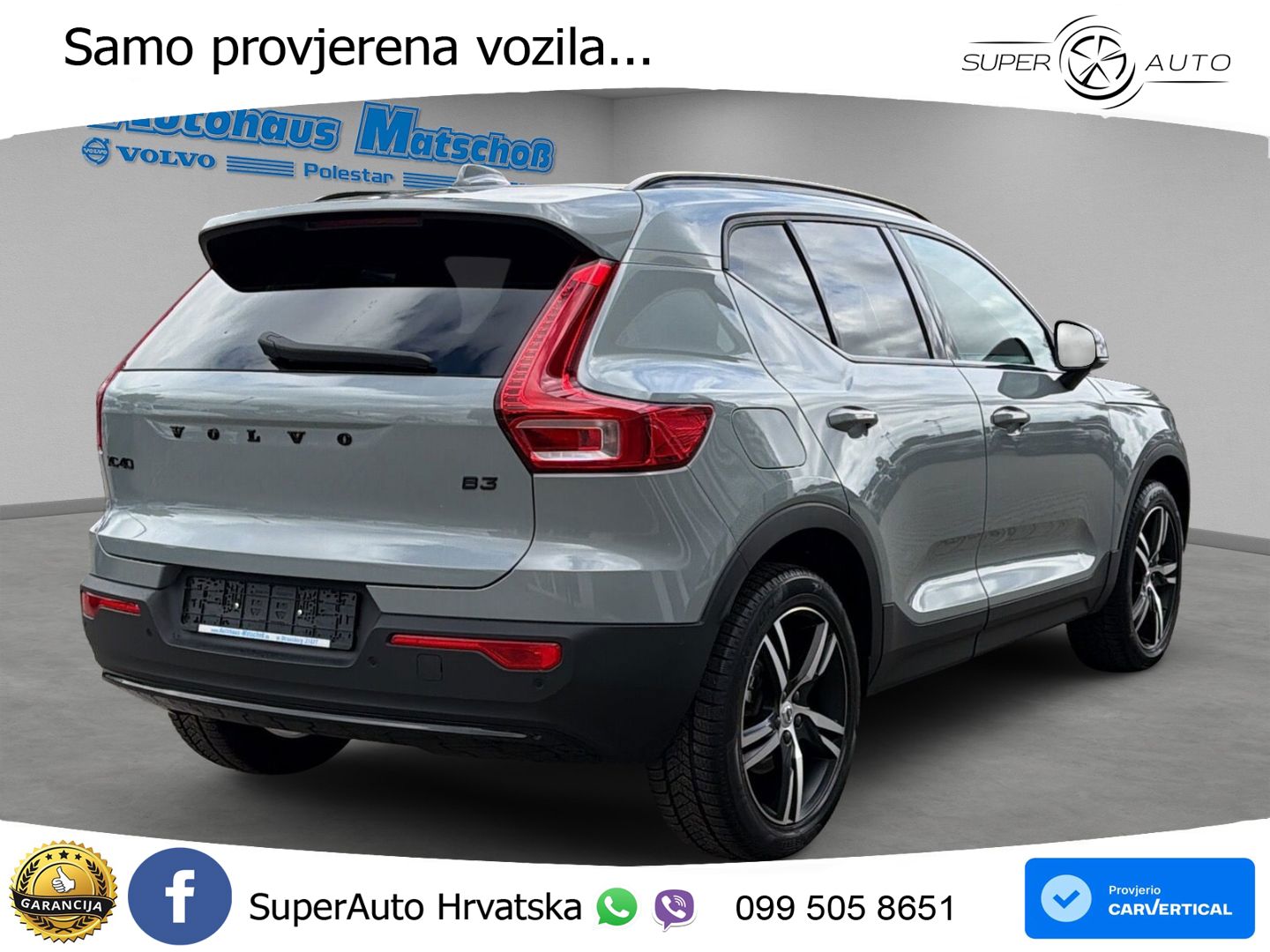 Volvo XC40 2.0 B3 163 KS Automatic LED+GR SJED+ACC