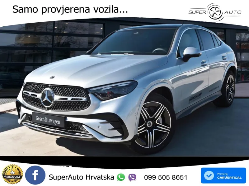 Mercedes GLC Coupe 220d (197 KS) 4MATIC 9G-TRONIC AMG ACC+GR SJED+360+PANO