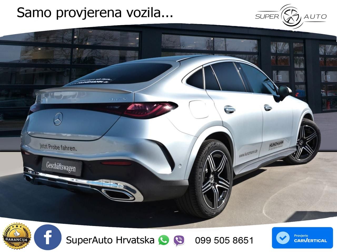 Mercedes GLC Coupe 220d (197 KS) 4MATIC 9G-TRONIC AMG ACC+GR SJED+360+PANO