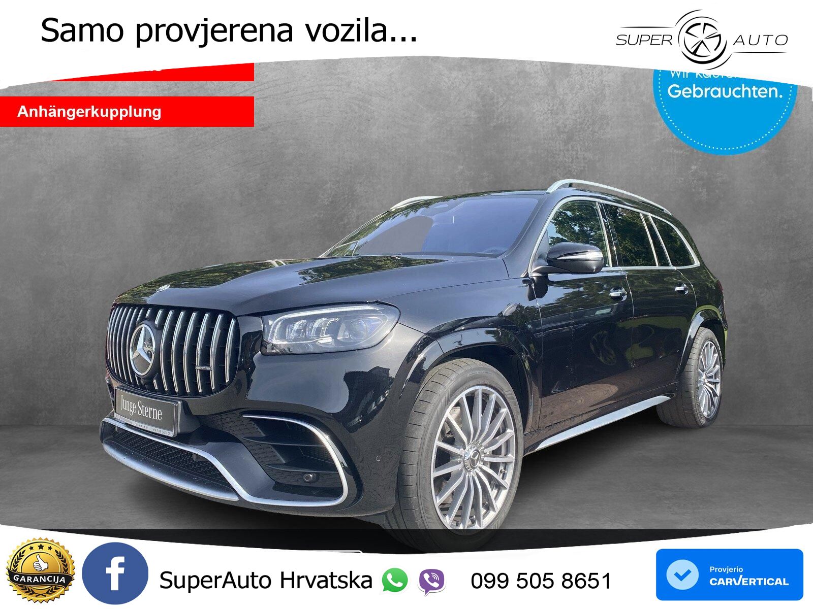 Mercedes-Benz GLS AMG GLS 63 V8 EQ Boost 4MATIC+ AMG SPEEDSHIFT TCT 9G ACC+HEAD+4xGR SJED+360+PANO
