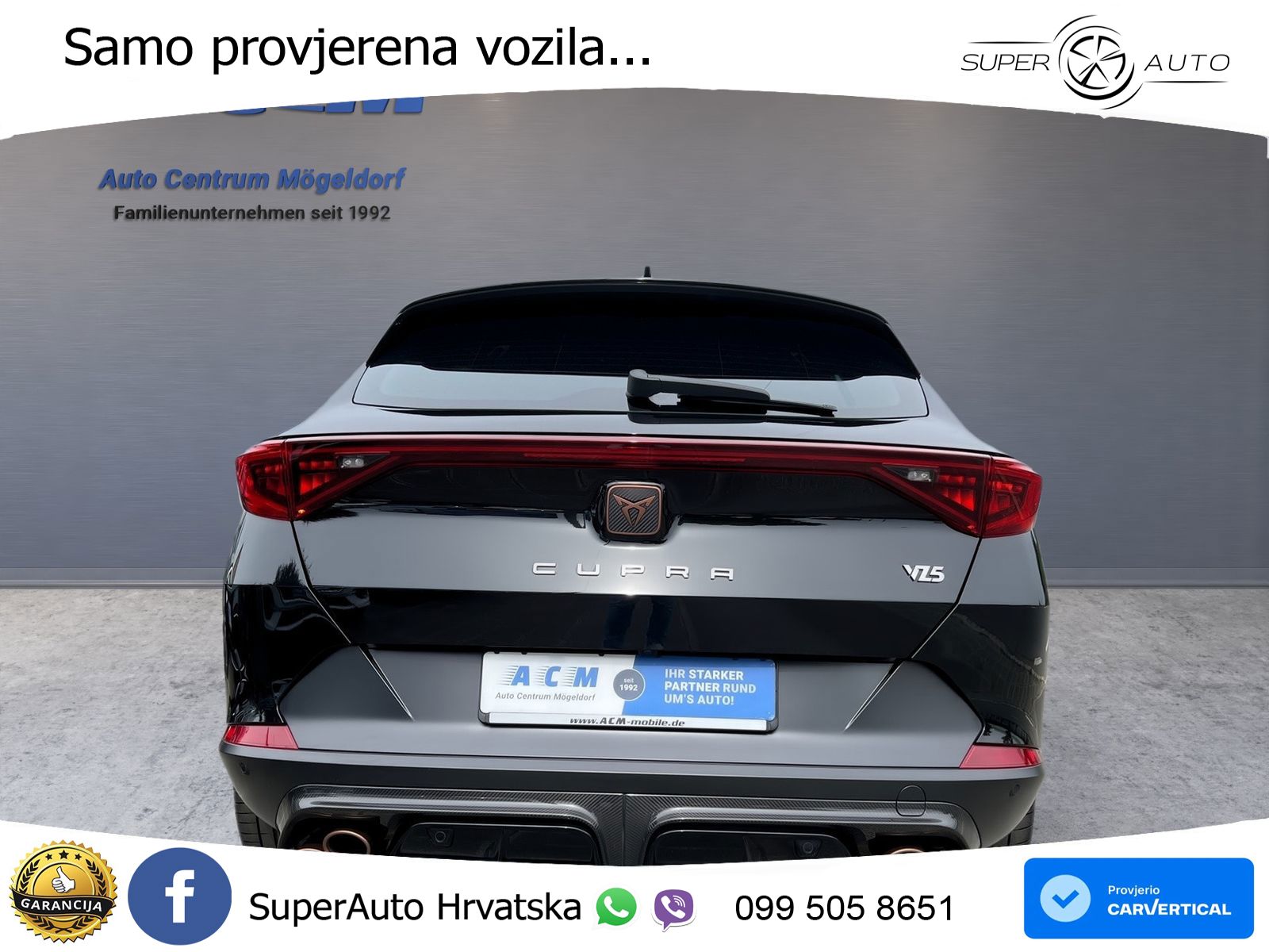 Cupra Formentor VZ5 2.5 TSI (390 KS) 4Drive DSG LED+GR SJED+ACC