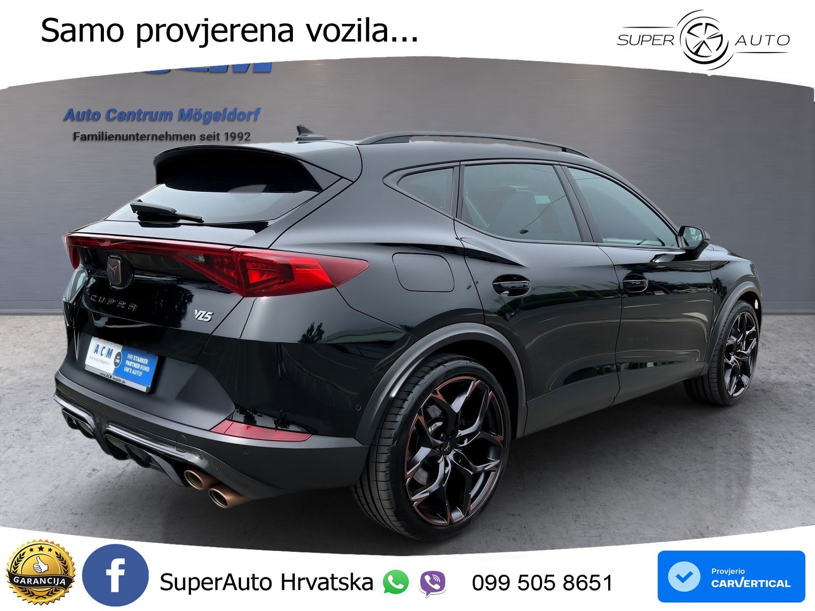 Cupra Formentor VZ5 2.5 TSI (390 KS) 4Drive DSG LED+GR SJED+ACC