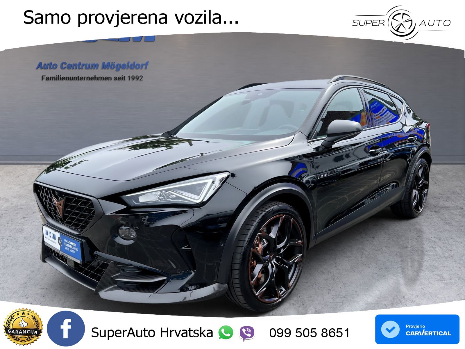 Cupra Formentor VZ5 2.5 TSI (390 KS) 4Drive DSG LED+GR SJED+ACC