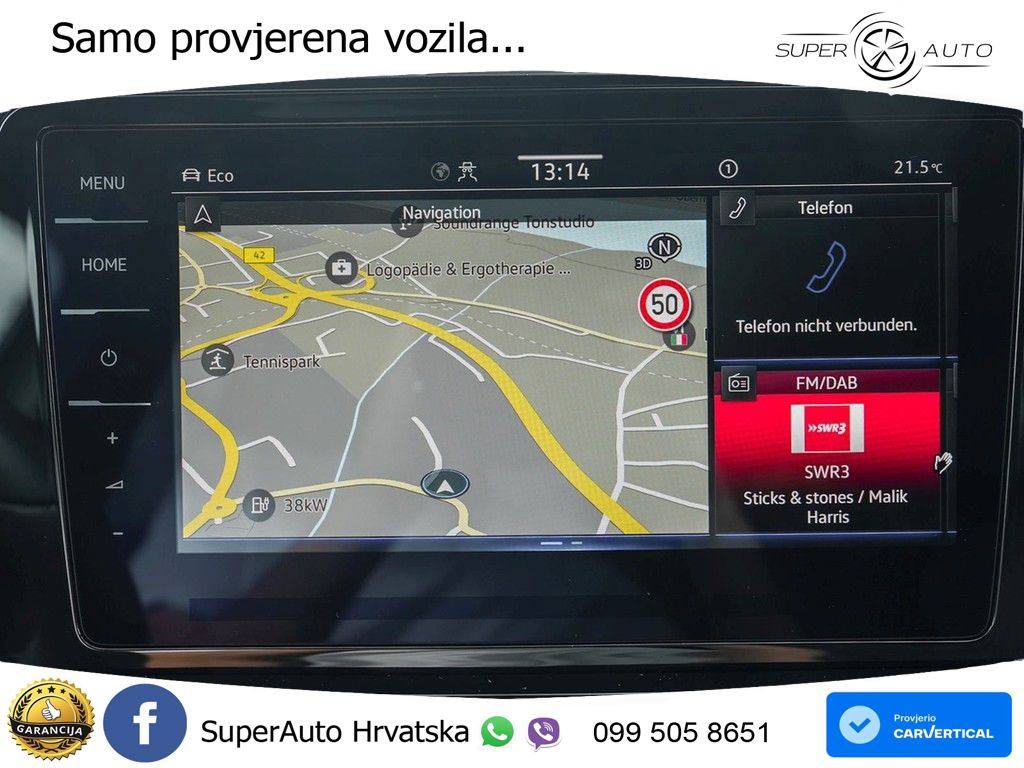 Volkswagen T-Roc 1.5 TSI (150 KS) DSG MATRIX+GR SJED+KAM