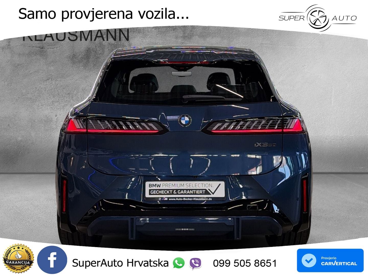 BMW iX3 50 108.7 kWh (469 KS) xDrive M Sport LED+GR SJED+ACC