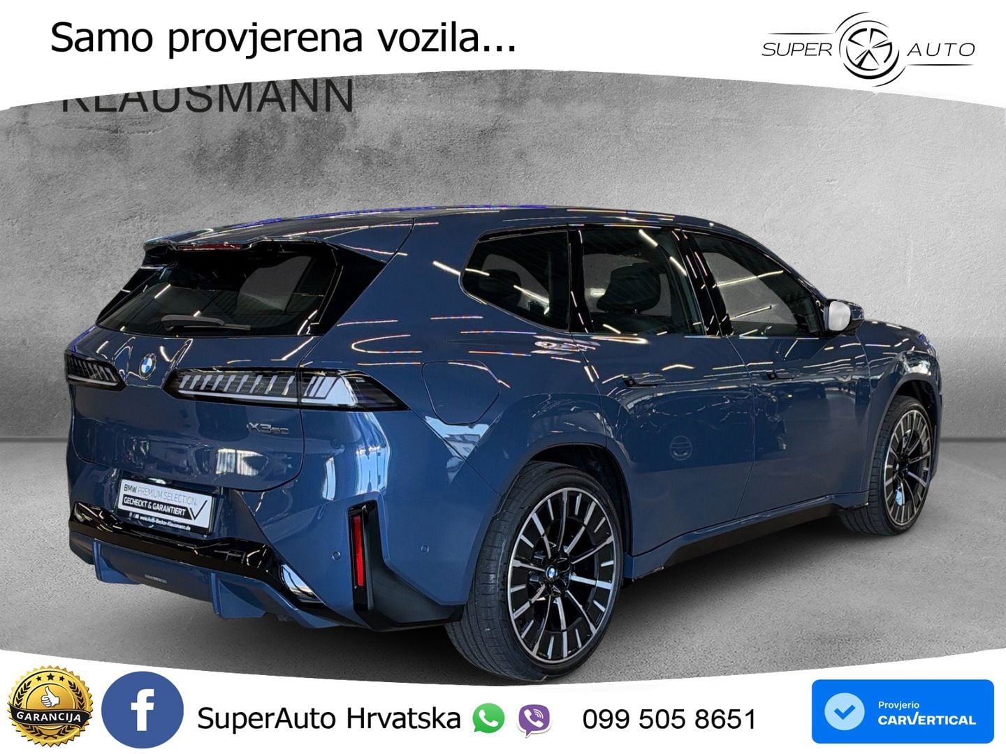 BMW iX3 50 108.7 kWh (469 KS) xDrive M Sport LED+GR SJED+ACC