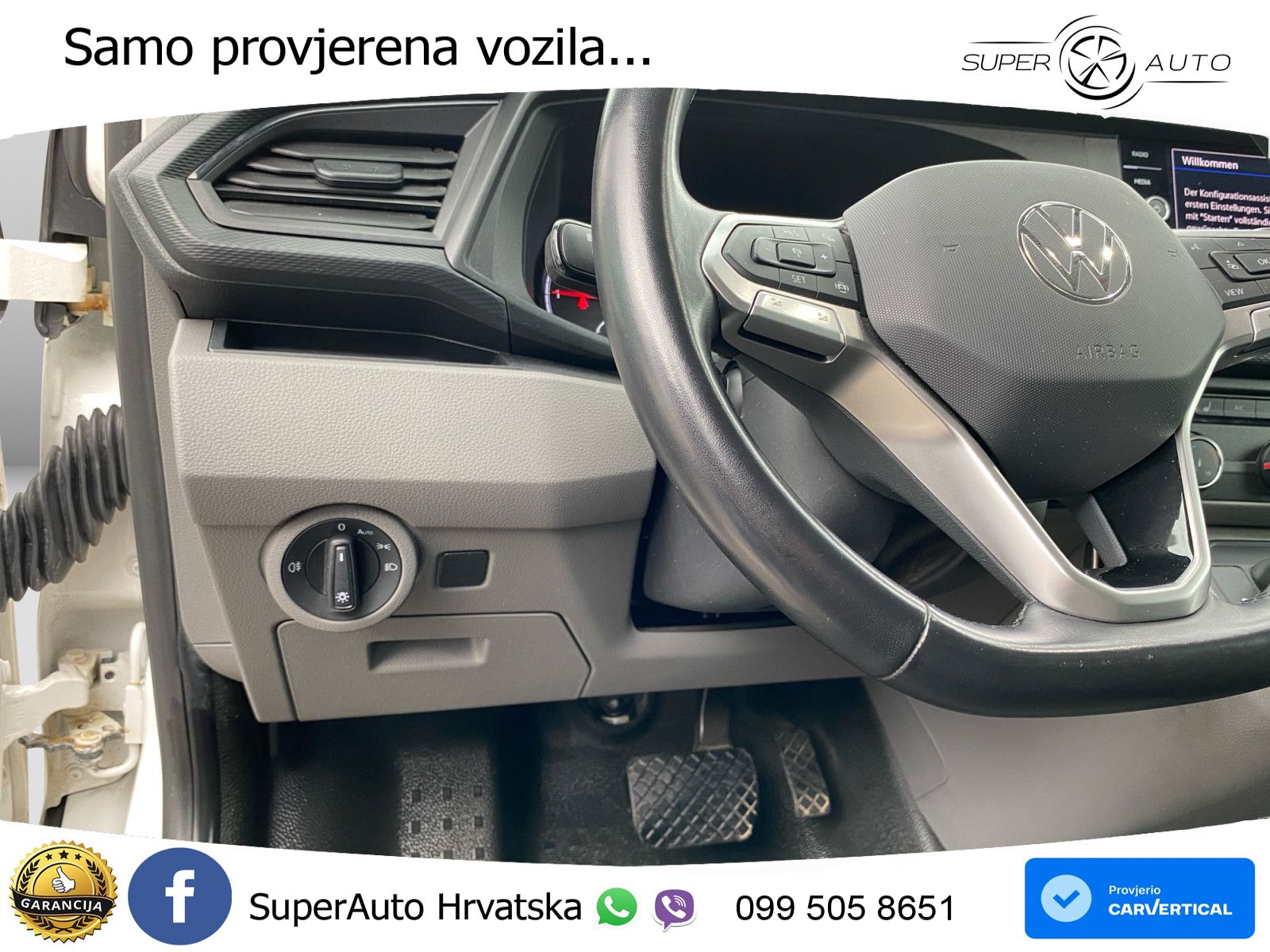 Volkswagen T6.1 Transporter LED ACC Standheizung Werkstatte 150 KS