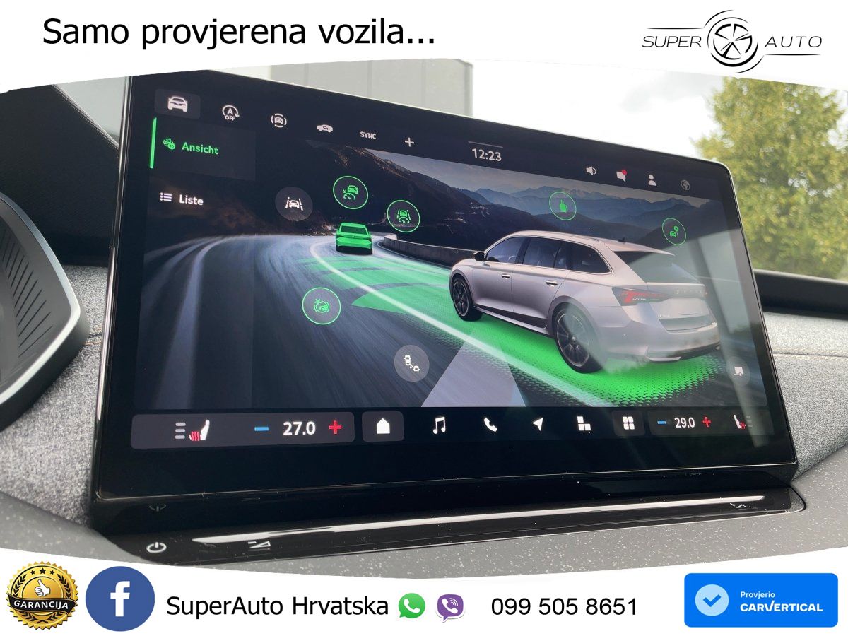 Škoda Octavia Combi 1.5 TSI (150 KS) DSG Selection LED+GR SJED+ACC