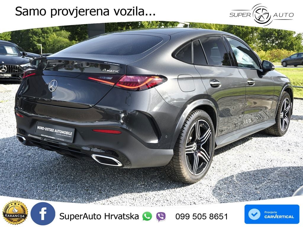 Mercedes GLC Coupe 220d (197 KS) 4MATIC 9G-TRONIC AMG ACC+GR SJED+360+PANO