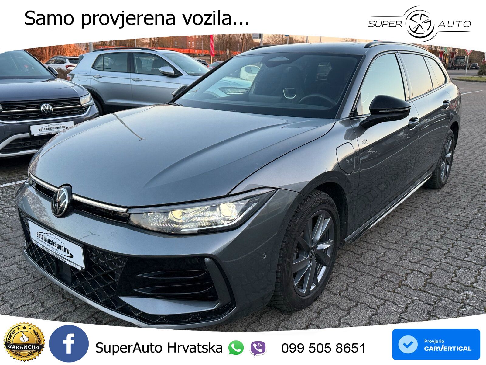 Volkswagen Passat Variant 1.5 TSI (204 KS) eHybrid DSG R-Line LED+GR SJED+ACC