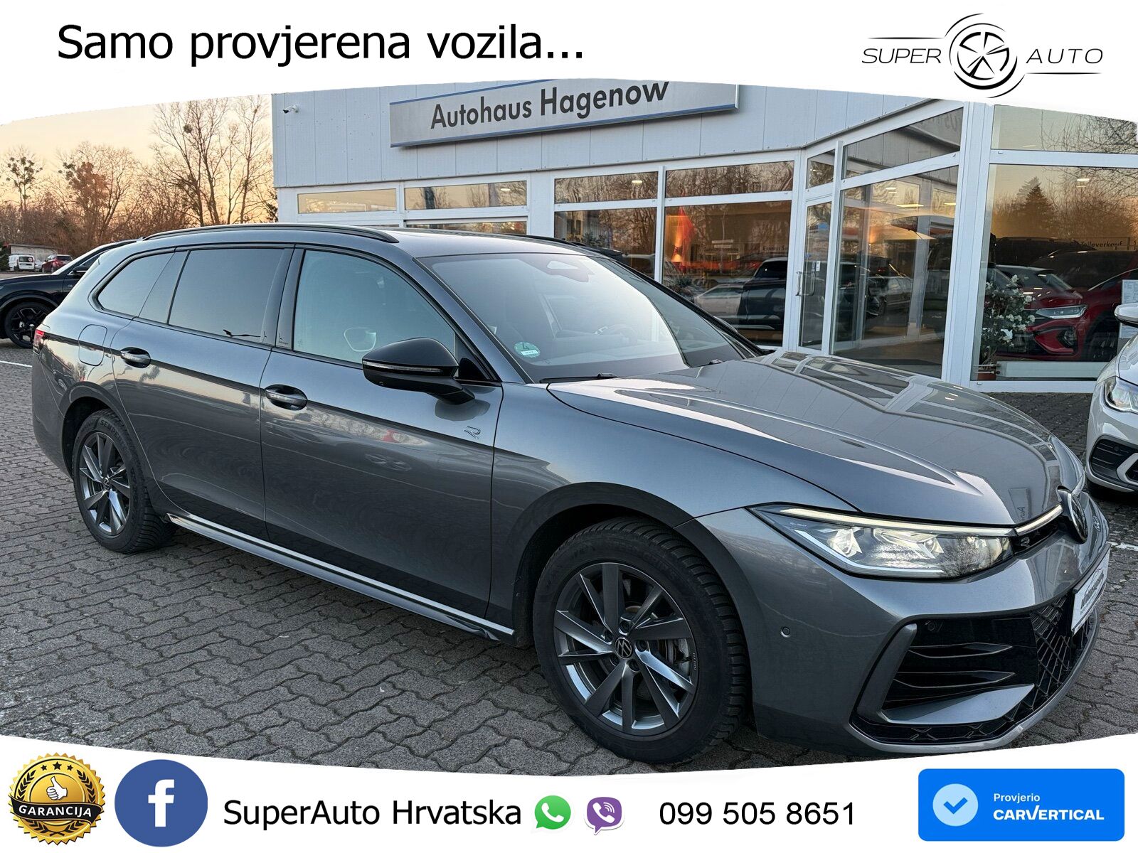 Volkswagen Passat Variant 1.5 TSI (204 KS) eHybrid DSG R-Line LED+GR SJED+ACC