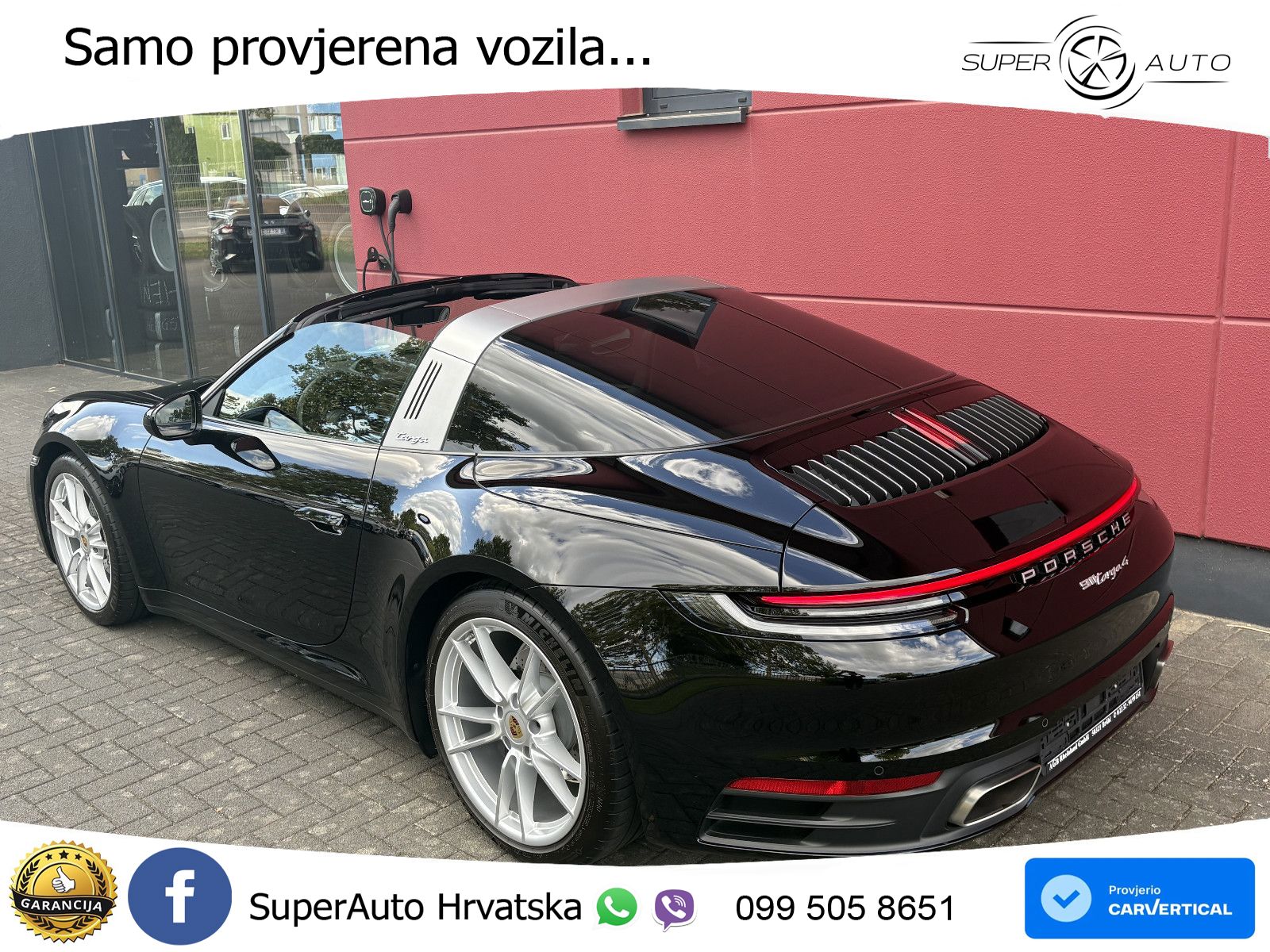 Porsche 911 Targa 4 3.0 (385 KS) PDK ZRAČNI+ACC+GR SJED+KAM