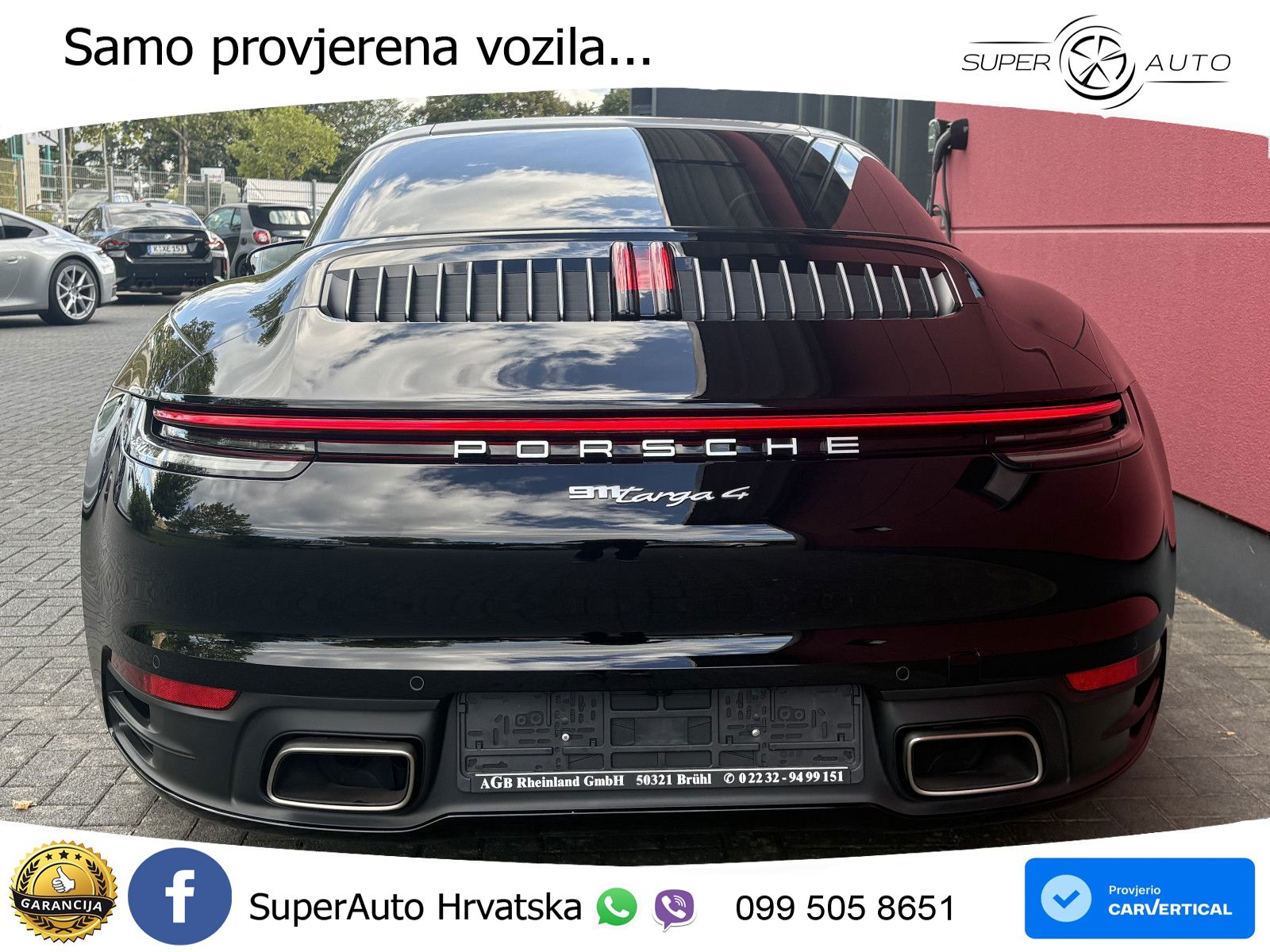 Porsche 911 Targa 4 3.0 (385 KS) PDK ZRAČNI+ACC+GR SJED+KAM