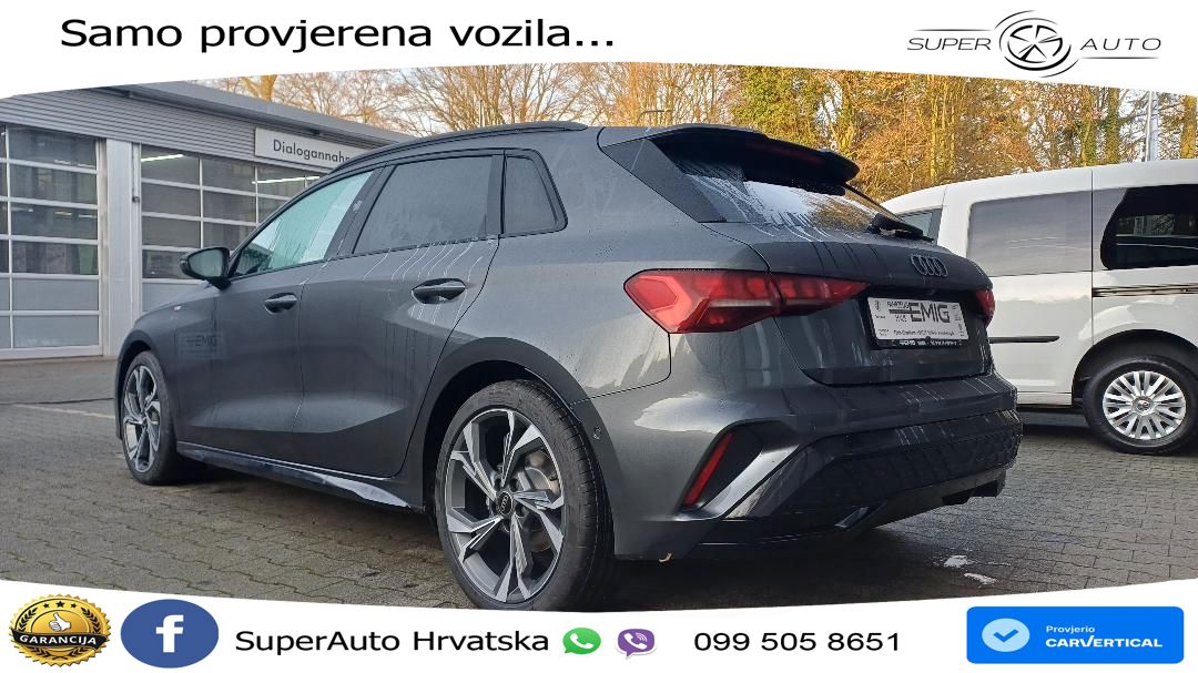 Audi A3 35 TFSI (150 KS) S tronic S line LED+GR SJED+ACC