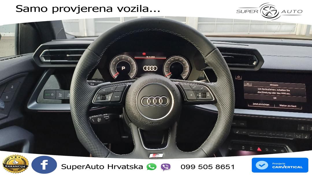 Audi A3 35 TFSI (150 KS) S tronic S line LED+GR SJED+ACC