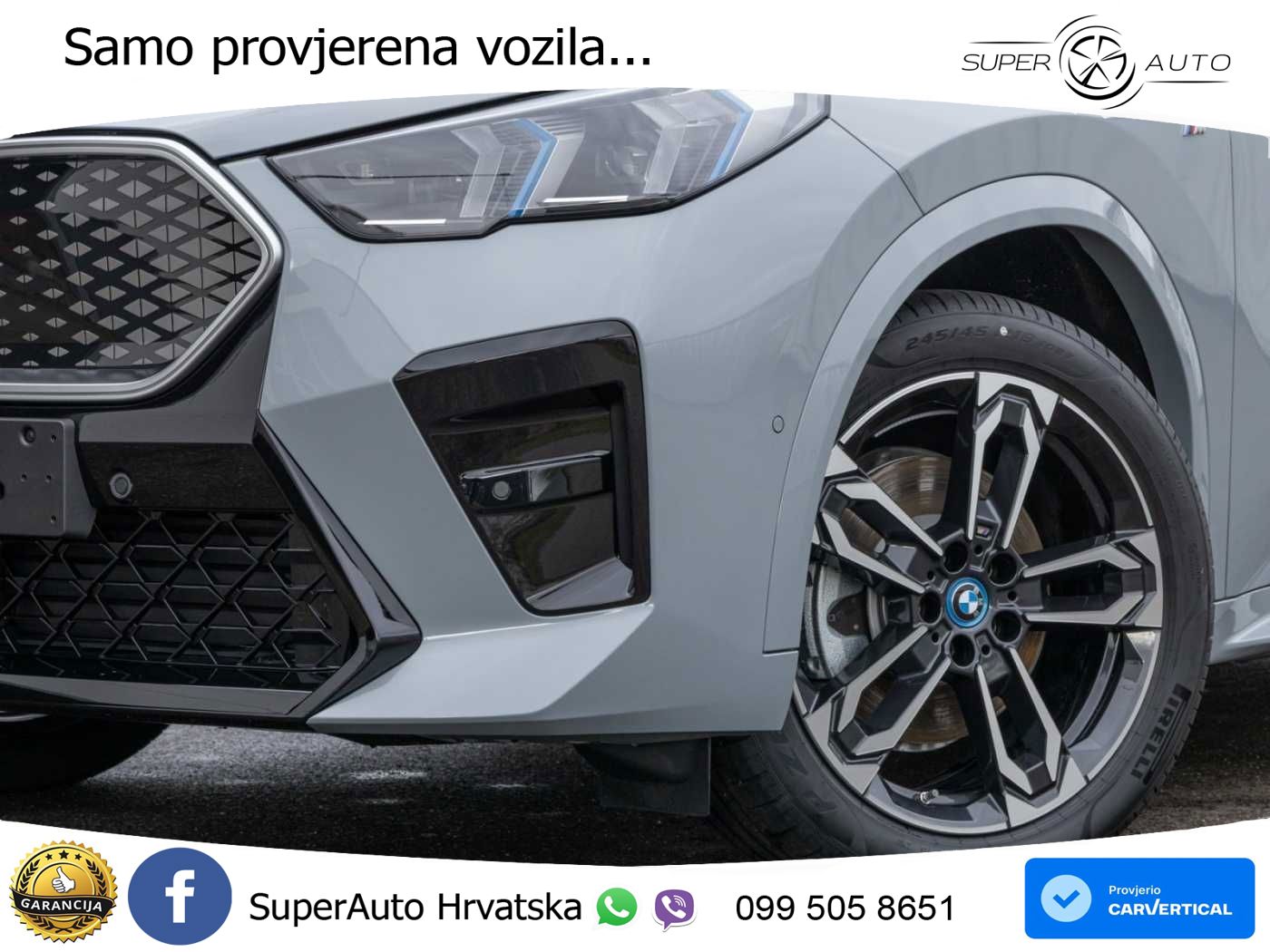 BMW iX2 66.5 kWh (313 KS) xDrive30