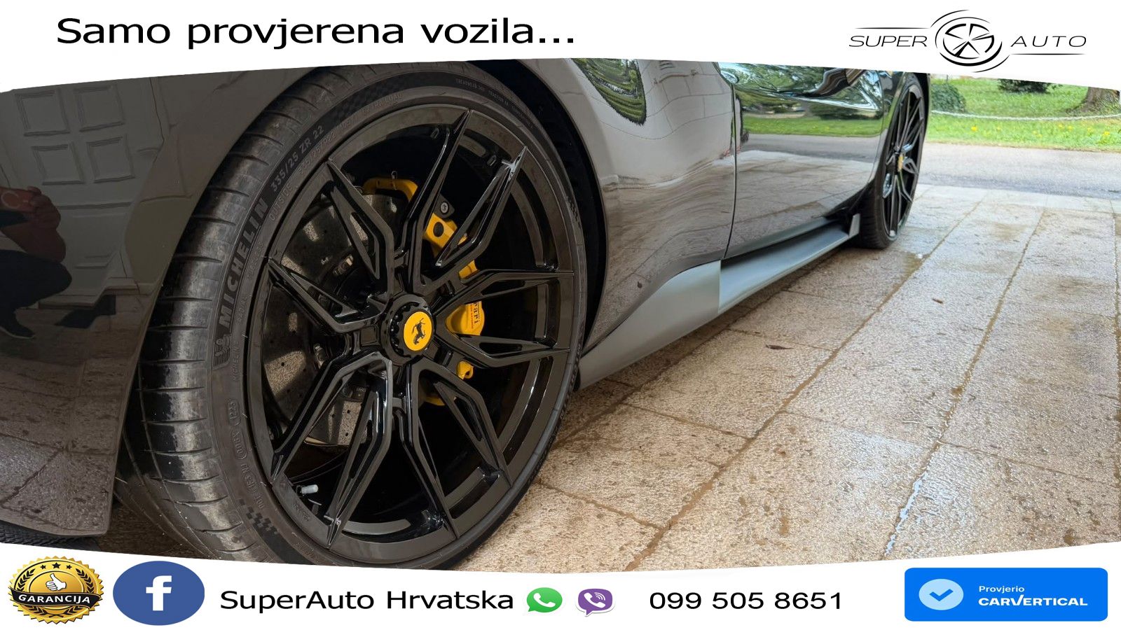 Ferrari 296 GTB 3.0 V6 (830 KS) F1 DCT ZRAČNI+ACC+GR SJED+KAM