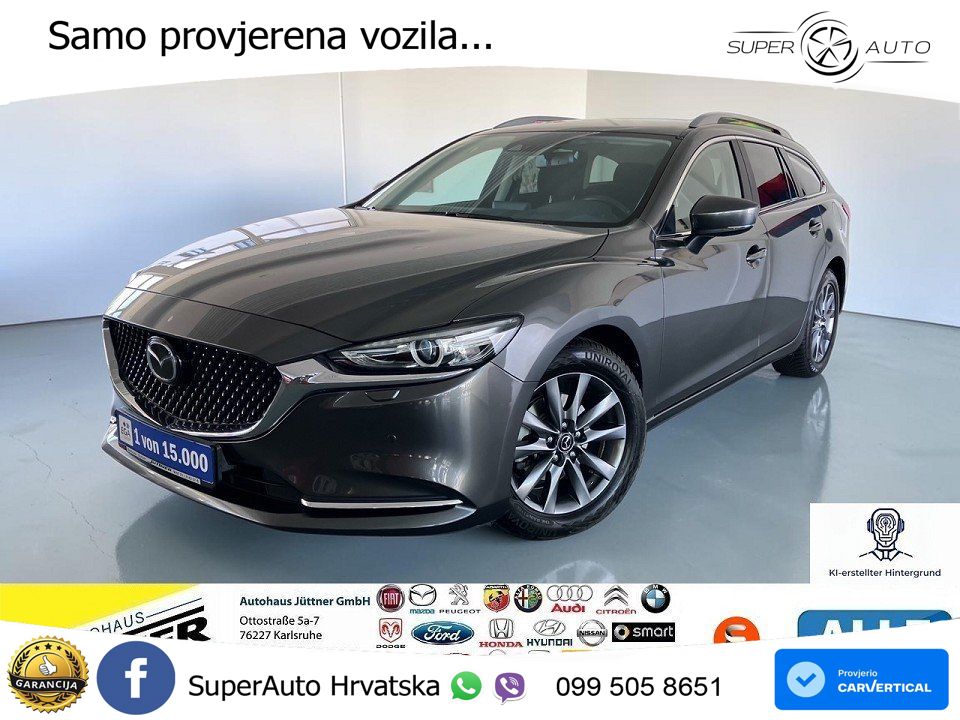 Mazda 6 Sport Combi 2.0 SKYACTIV-G (165 KS) SKYACTIV-Drive LED+GR SJED+ACC