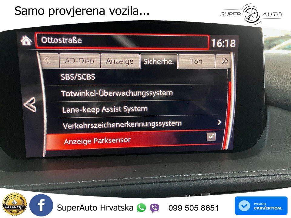 Mazda 6 Sport Combi 2.0 SKYACTIV-G (165 KS) SKYACTIV-Drive LED+GR SJED+ACC