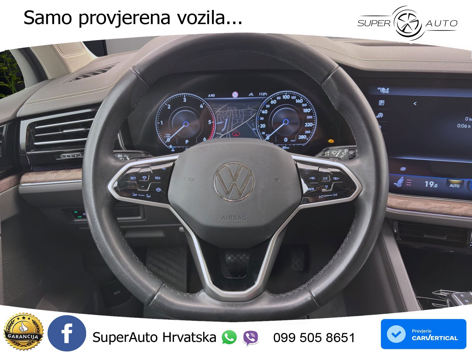 Volkswagen Touareg 3.0 V6 TDI (231 KS) 4MOTION Tiptronic ZRAČNI+ACC+4xGR SJED+KAM