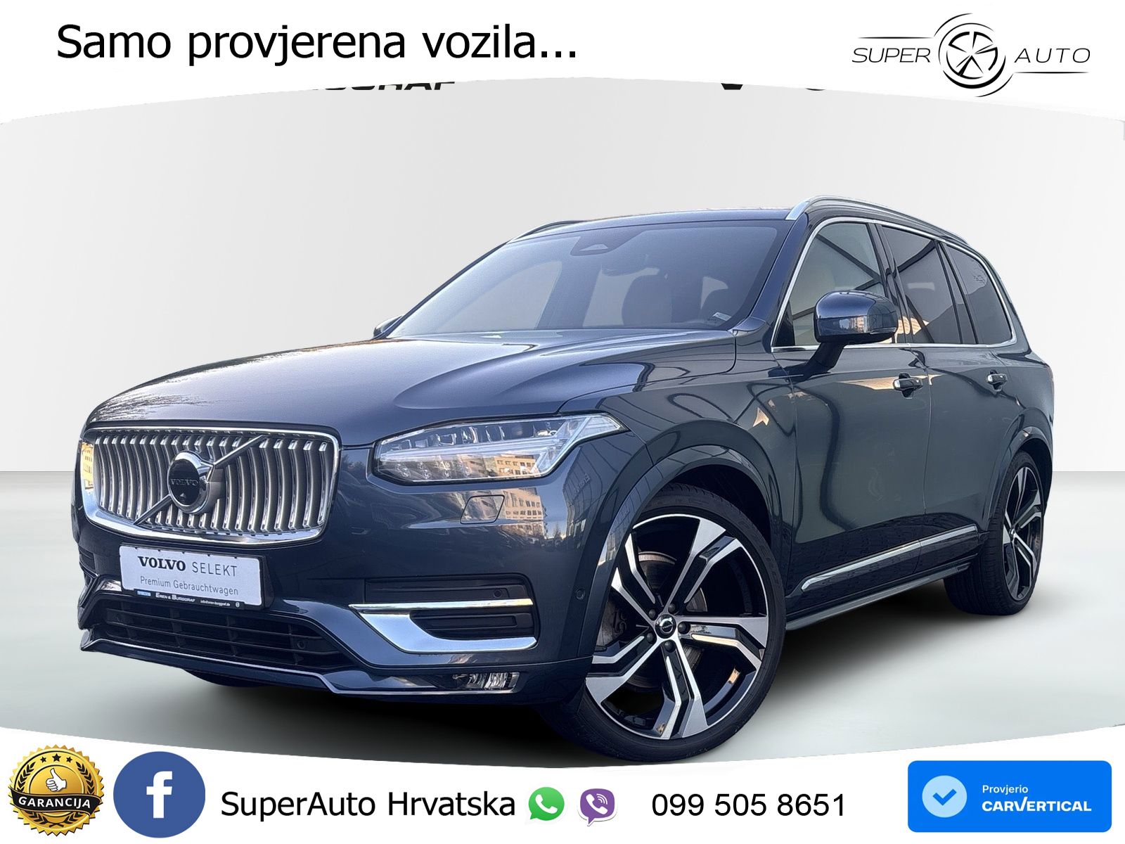 Volvo XC90 2.0 B5 Diesel AWD Automatic LED+GR SJED+ACC