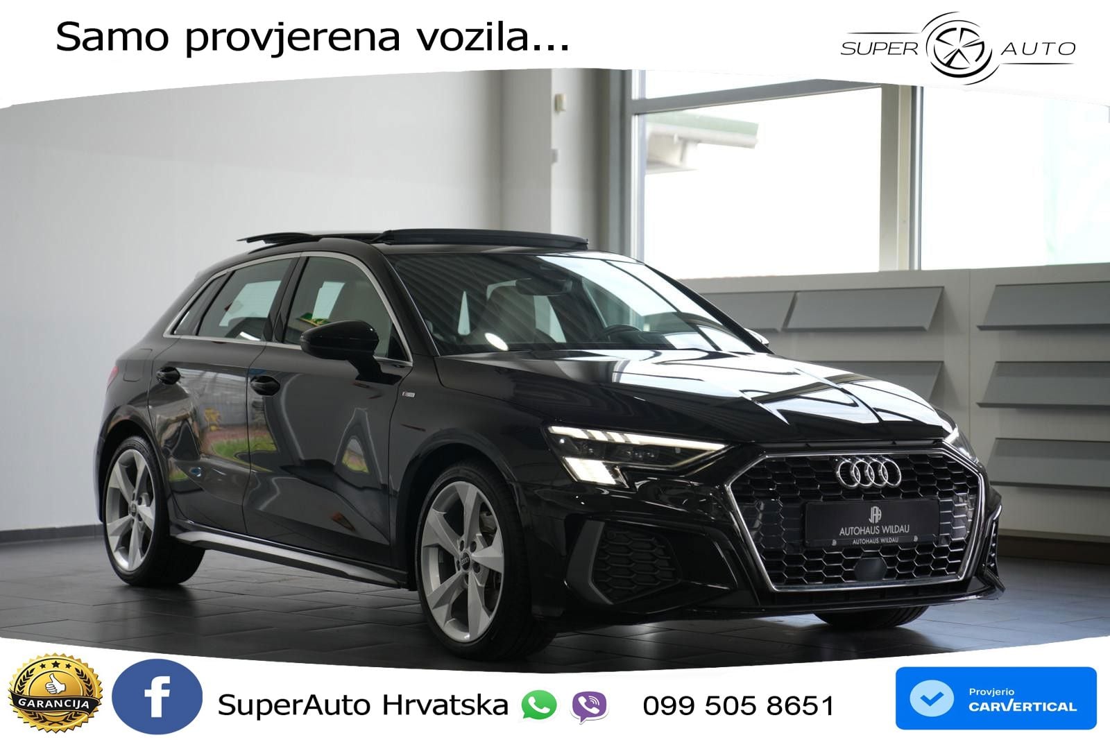 Audi A3 35 TFSI (150 KS) S tronic S line LED+GR SJED+ACC