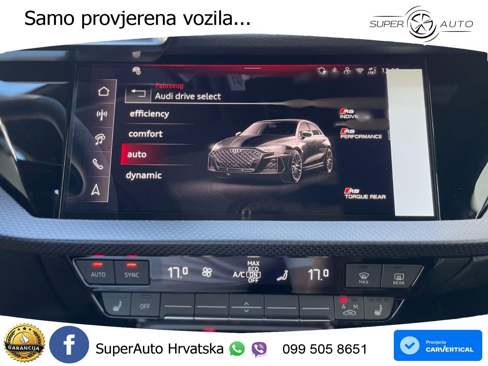 Audi RS3 Sedan 2.5 TFSI (400 KS) quattro S tronic LED+GR SJED+ACC