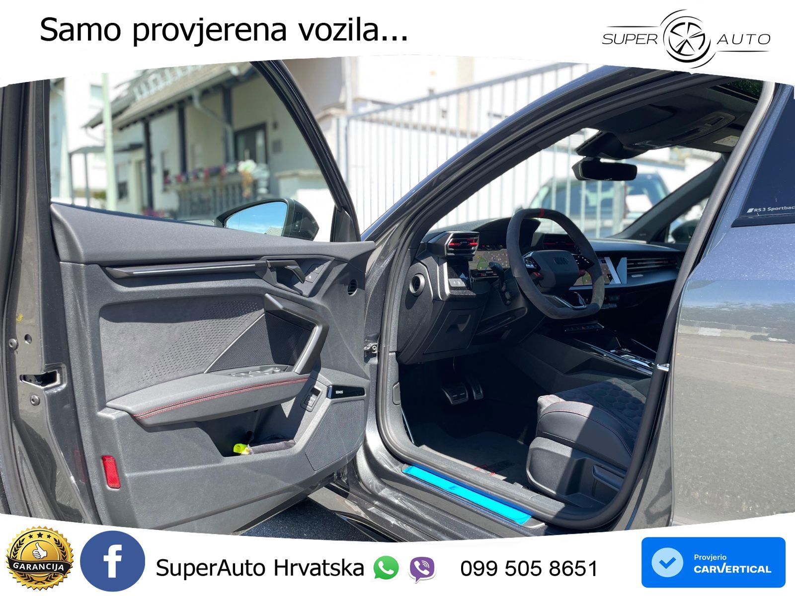 Audi RS3 Sedan 2.5 TFSI (400 KS) quattro S tronic LED+GR SJED+ACC