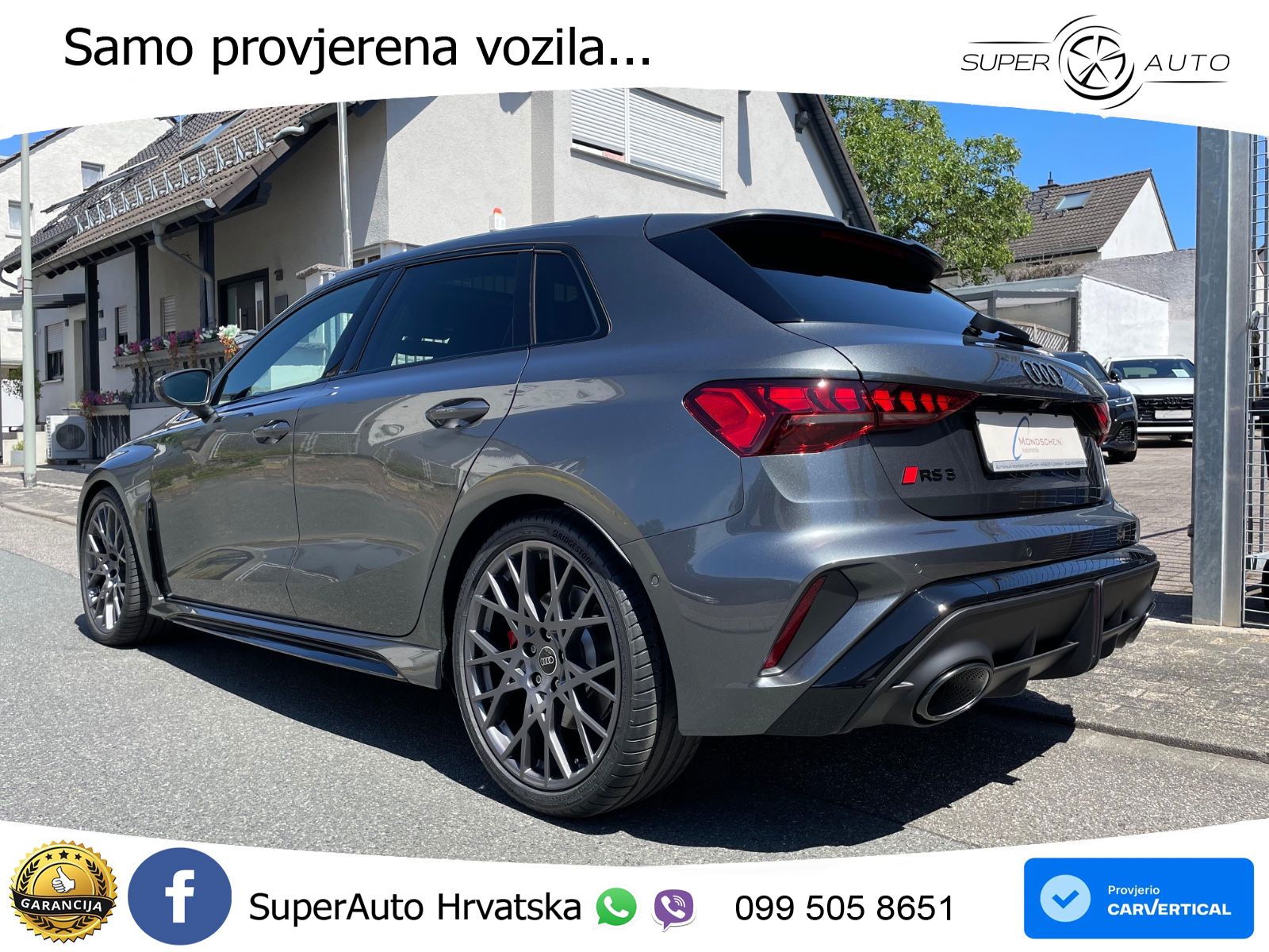 Audi RS3 Sedan 2.5 TFSI (400 KS) quattro S tronic LED+GR SJED+ACC